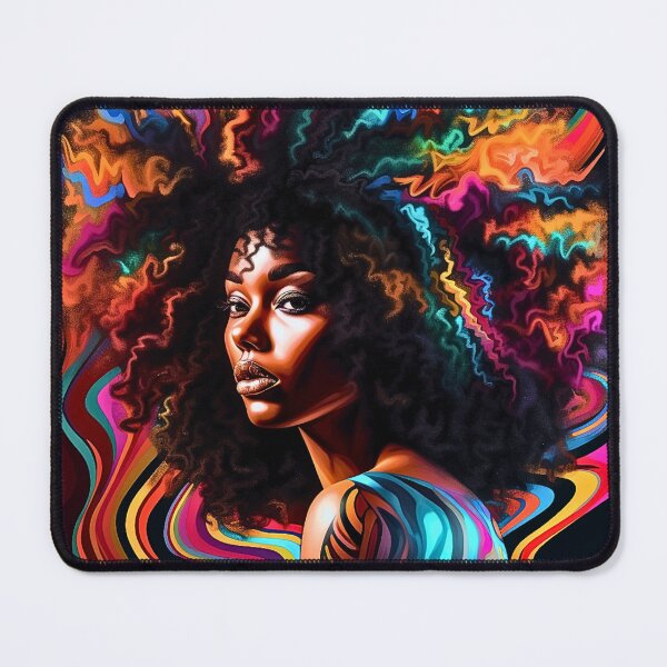 Item preview, Colorsplash Afro Neon Vibes! designed and sold by Artbyminga.