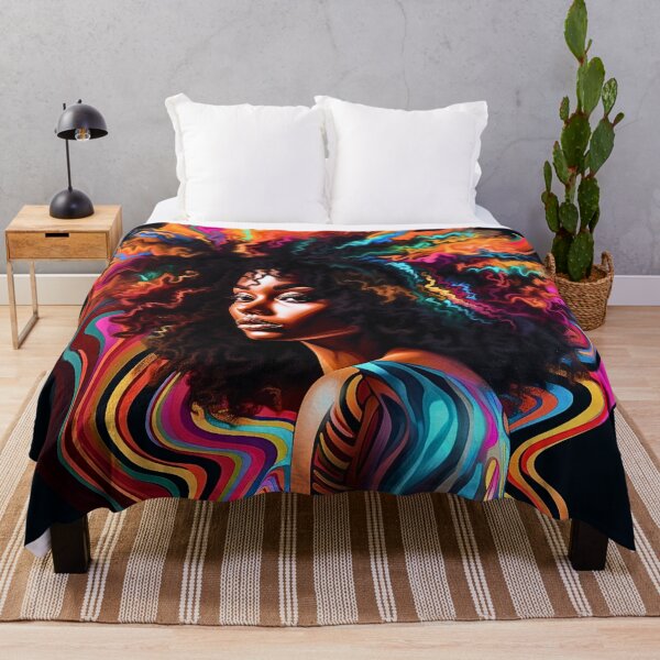 Item preview, Colorsplash Afro Neon Vibes! designed and sold by Artbyminga.