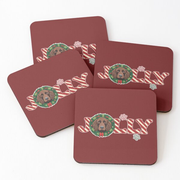 Item preview, Jolly Christmas - Irish Water Spaniel Nose Edition designed and sold by GoodyPaws.