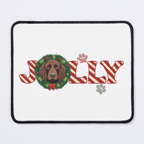 Item preview, Jolly Christmas - Irish Water Spaniel Nose Edition designed and sold by GoodyPaws.