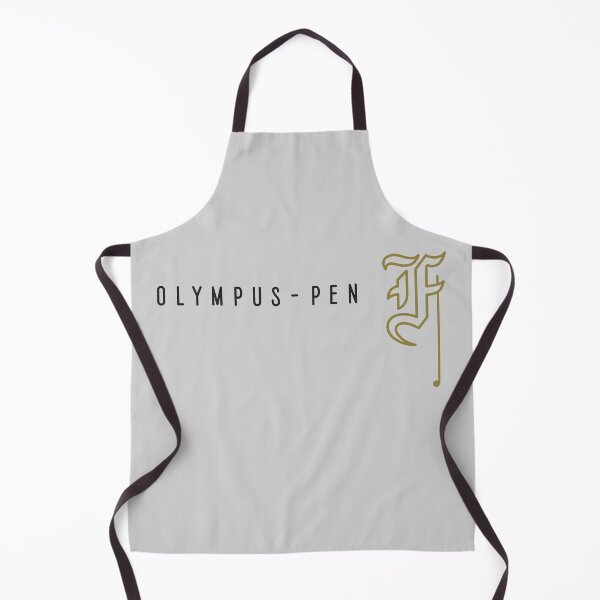 Item preview, Olympus Pen F - Gothic Letter F - Black & Gold - Half Frame Vintage Film Camera Logo designed and sold by Leah Streader.