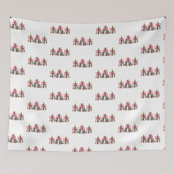 Item preview, Coquette Christmas Tree, Breast Cancer Awareness designed and sold by danaJG.