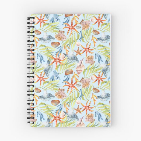 Item preview, vibrant underwater scene with seashells designed and sold by quickkdesign.