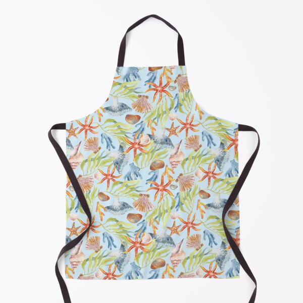 Item preview, vibrant underwater scene with seashells designed and sold by quickkdesign.