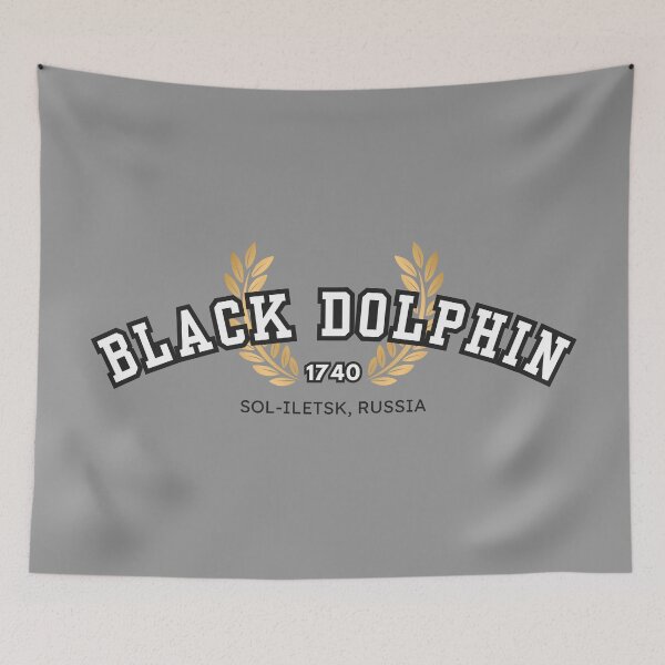 Item preview, Black Dolphin Prison University, White and Black designed and sold by UNK-Fatigues.