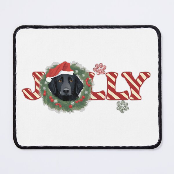 Item preview, Jolly Christmas - Flat-Coated Retriever Nose Edition designed and sold by GoodyPaws.