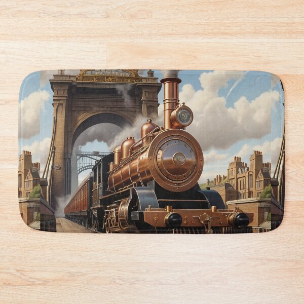 Item preview, The Steampunk Line Railway Engine designed and sold by Skye Ryan-Evans.