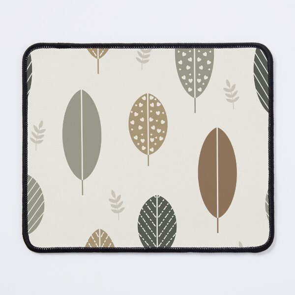 Item preview, Cabincore Leaf Pattern in Neutral Tones designed and sold by CJ Creations.