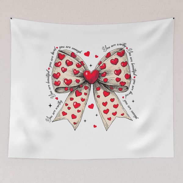 Item preview, Retro Valentine Coquette Heart, You Are Loved, Love Like Jesus designed and sold by adoslavduse.