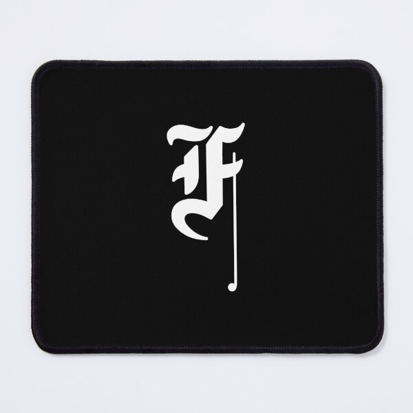 Item preview, Olympus Pen F - Gothic Letter F only- White solid - Half Frame Vintage Film Camera Logo designed and sold by Leah Streader.