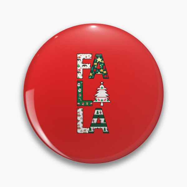 Item preview, Fa la la song filled with Christmas pattern designed and sold by coloursforkids.