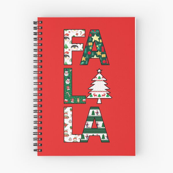 Item preview, Fa la la song filled with Christmas pattern designed and sold by coloursforkids.