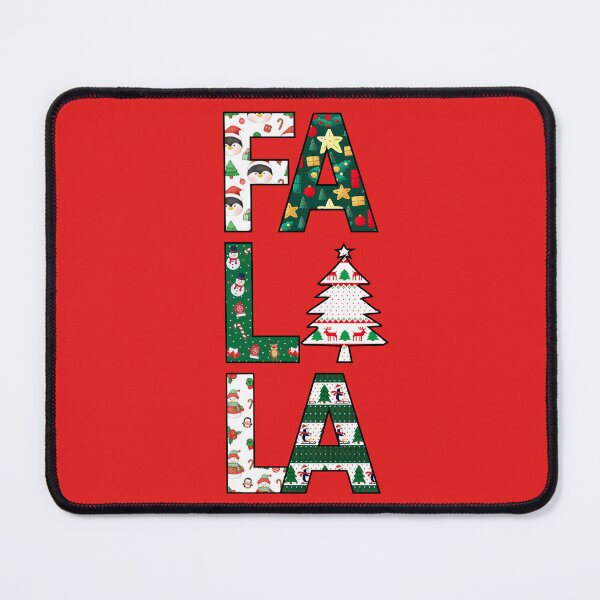 Item preview, Fa la la song filled with Christmas pattern designed and sold by coloursforkids.