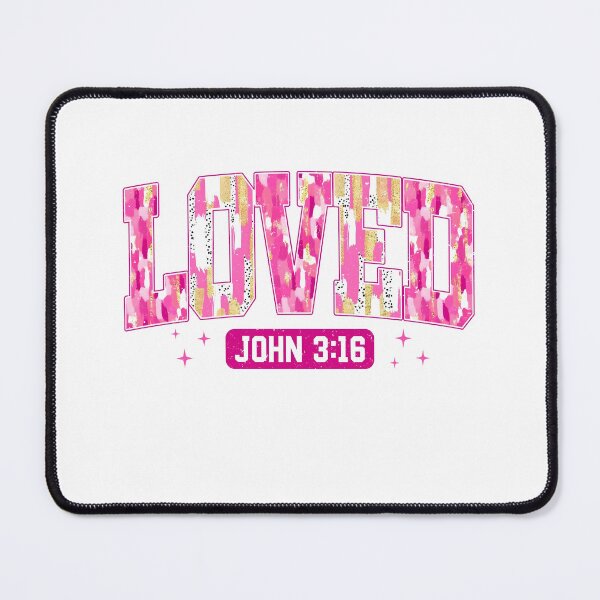 Item preview, Christian Valentines, Loved John 3:16, Retro Valentine designed and sold by adoslavduse.