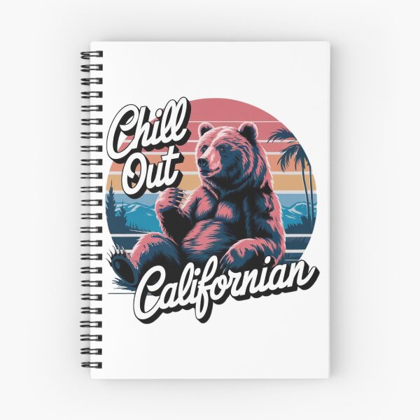 Item preview, Bear with text 'Chill out Californian' designed and sold by Tomasz  Siennicki.