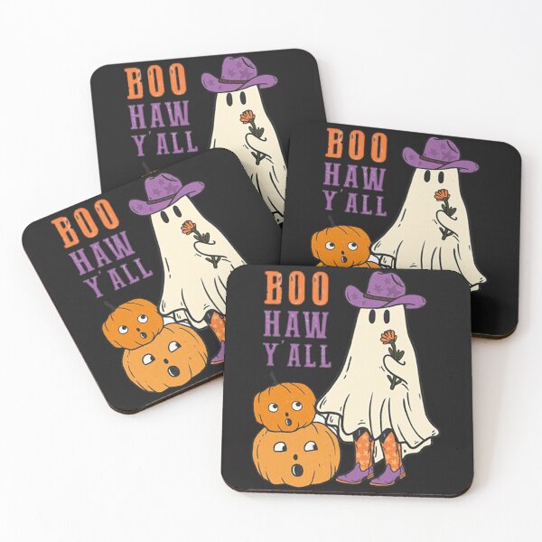 Item preview, Boo Haw Y'All Funny Halloween Cowboy Ghost designed and sold by patchdaprodusah.