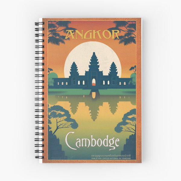 Item preview, Vintage Travel Art – Angkor Cambodge: Angkor Wat designed and sold by Lost-Horizons.