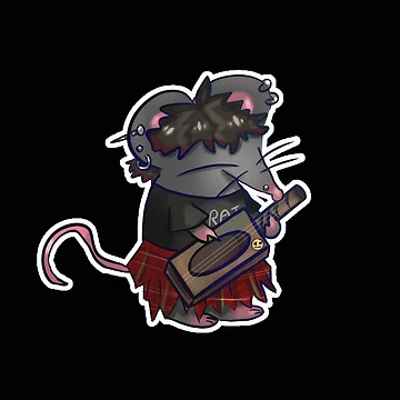 Artwork thumbnail, Punk Rat by Ratlantis