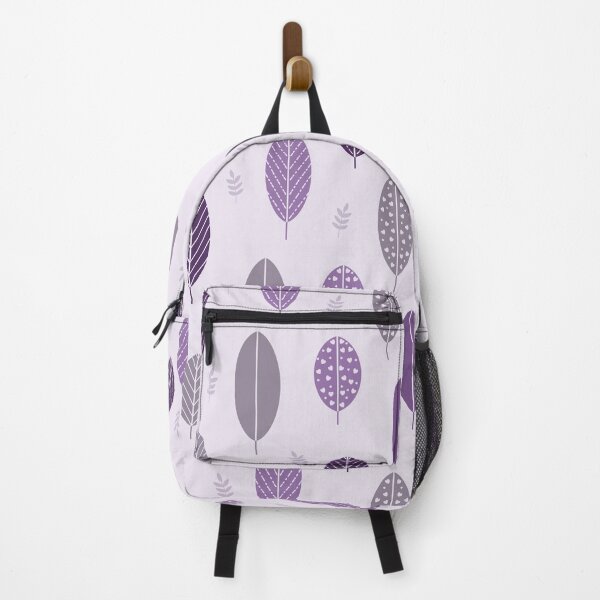Item preview, Cabincore Leaf Pattern in Purple Tones designed and sold by CJ Creations.