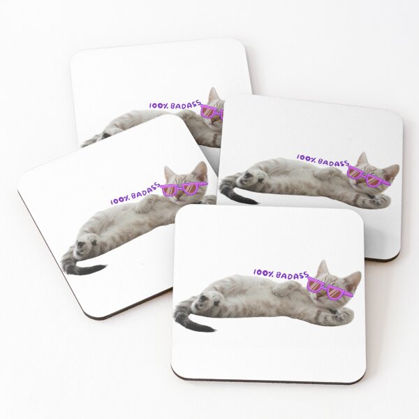 Item preview, Badass Kitty designed and sold by Echoes-in-Art.