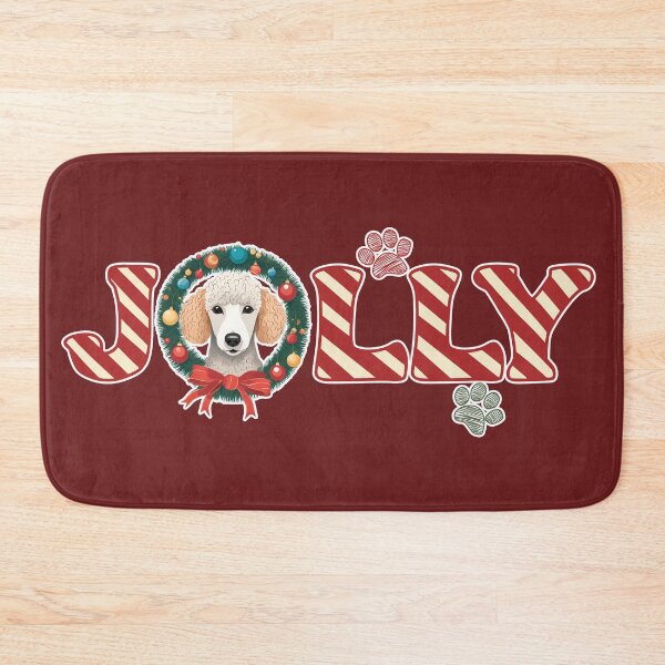Item preview, Jolly Christmas - Medium Poodle Nose Edition designed and sold by GoodyPaws.