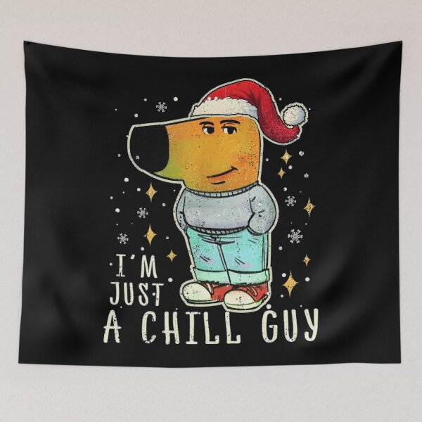 Item preview, Chill Guy Funny Christmas Dog designed and sold by LawmanNastasia.