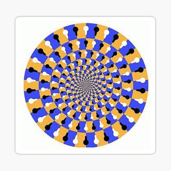 Visual illusion, #VisualIllusion, #visual, #illusion  Sticker