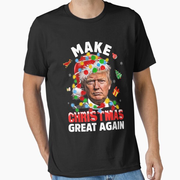 Item preview,  Funny Trump Santa Xmas Lights Make Christmas Great Again designed and sold by RichardNesse6.