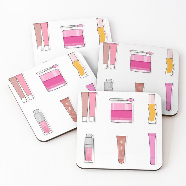 Item preview, Makeup products / lipgloss / summer fridays,  beauty illustration sticker pack designed and sold by olwethubusiness.