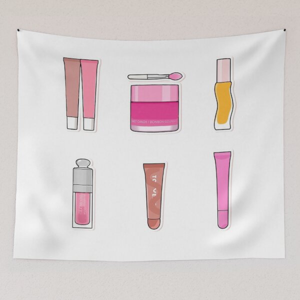 Item preview, Makeup products / lipgloss / summer fridays,  beauty illustration sticker pack designed and sold by olwethubusiness.