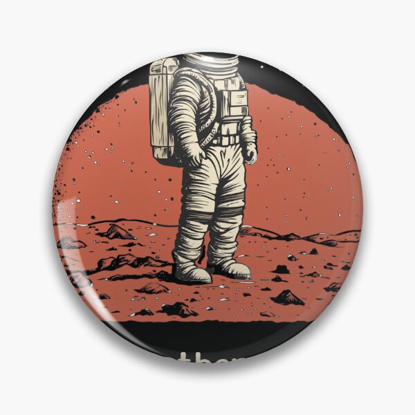 Item preview, Astronaut on Mars Minimalist designed and sold by Paw Design.