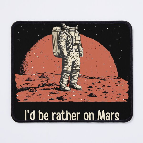 Item preview, Astronaut on Mars Minimalist designed and sold by Paw Design.