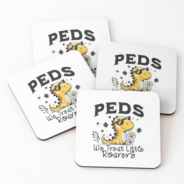 Item preview, Peds Nurse, Peds Department, we treat little Roarers Dinosaur designed and sold by MissGraphicTees.