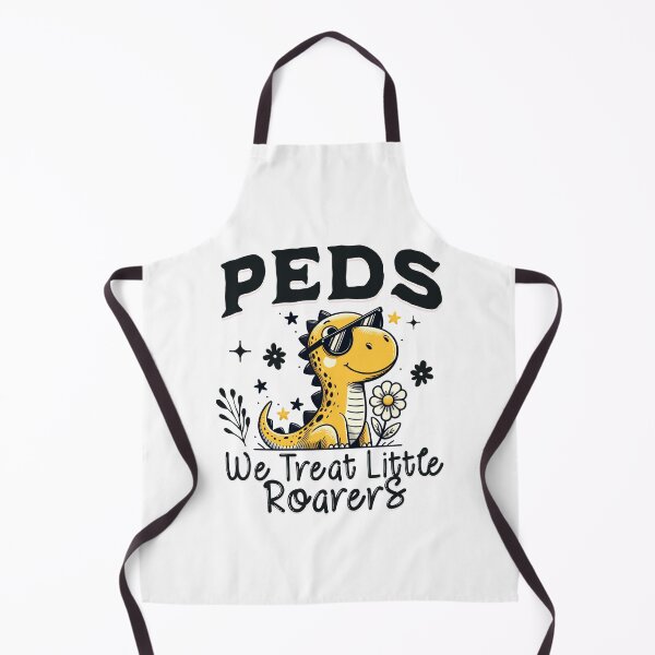 Item preview, Peds Nurse, Peds Department, we treat little Roarers Dinosaur designed and sold by MissGraphicTees.