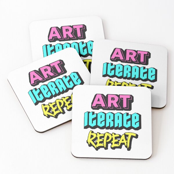 Item preview, Art, Iterate, Repeat: Neon Creativity Cycle designed and sold by Code  Monkeys.