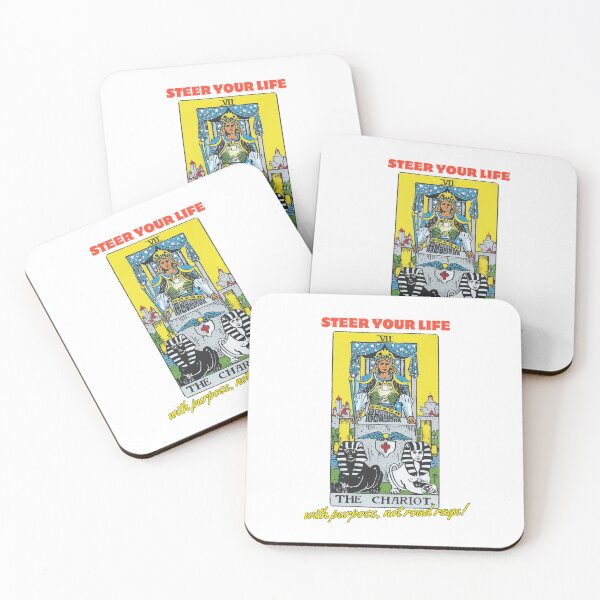 Item preview, The Chariot Tarot Card - With Quote designed and sold by Priestessology.
