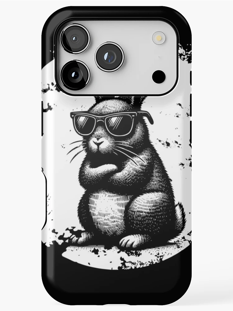 Thumbnail 1 of 4, iPhone Case, Cool Rabbit designed and sold by Ultimate-Rabbit.