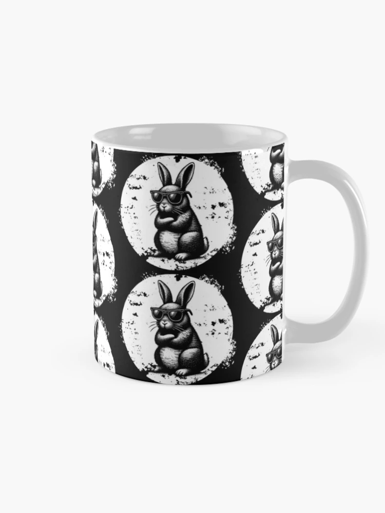 Thumbnail 3 of 6, Coffee Mug, Cool Rabbit designed and sold by Ultimate-Rabbit.