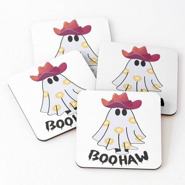 Item preview, Cowboy BooHaw Ghost Halloween BOO HAW designed and sold by patchdaprodusah.