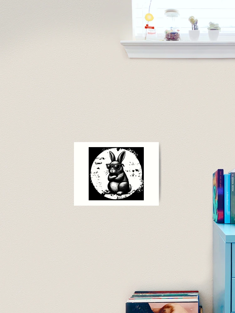 Thumbnail 2 of 3, Art Print, Cool Rabbit designed and sold by Ultimate-Rabbit.