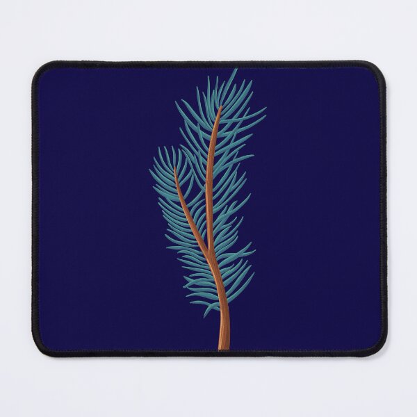 Item preview, Winter Whisper: Pine Fir branch navy designed and sold by Kaushlydraw.