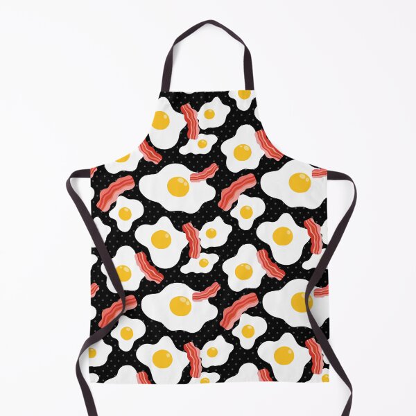 Item preview, Fried eggs and bacon on black designed and sold by kostolom3000.