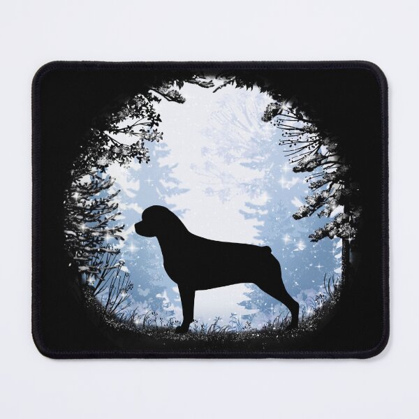 Item preview, “First Snow” Rottweiler  designed and sold by Spinyflowerart.