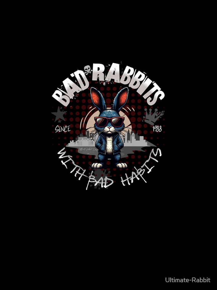 Thumbnail 4 of 4, iPhone Case, Bad Rabbits with Bad Habits designed and sold by Ultimate-Rabbit.