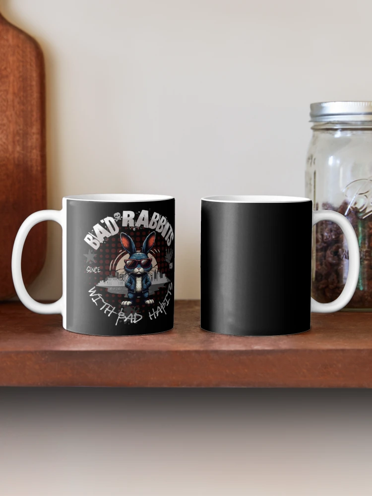 Thumbnail 2 of 6, Coffee Mug, Bad Rabbits with Bad Habits designed and sold by Ultimate-Rabbit.