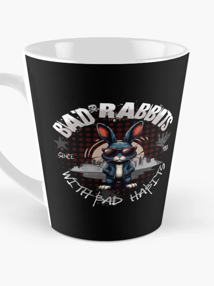Thumbnail 3 of 4, Coffee Mug, Bad Rabbits with Bad Habits designed and sold by Ultimate-Rabbit.