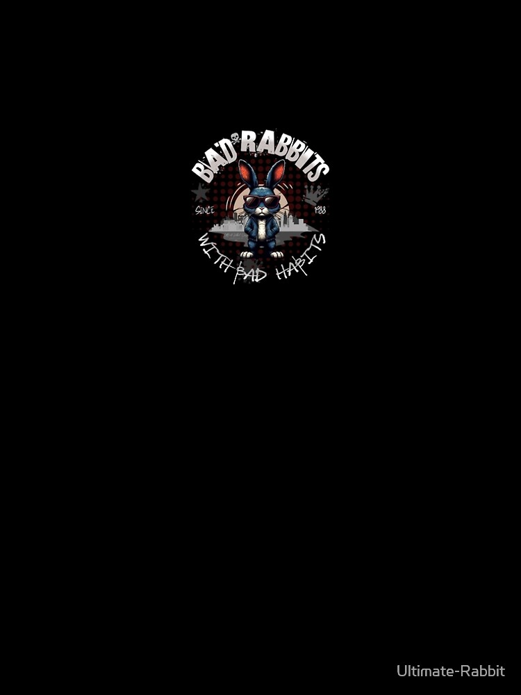 Thumbnail 5 of 5, A-Line Dress, Bad Rabbits with Bad Habits designed and sold by Ultimate-Rabbit.
