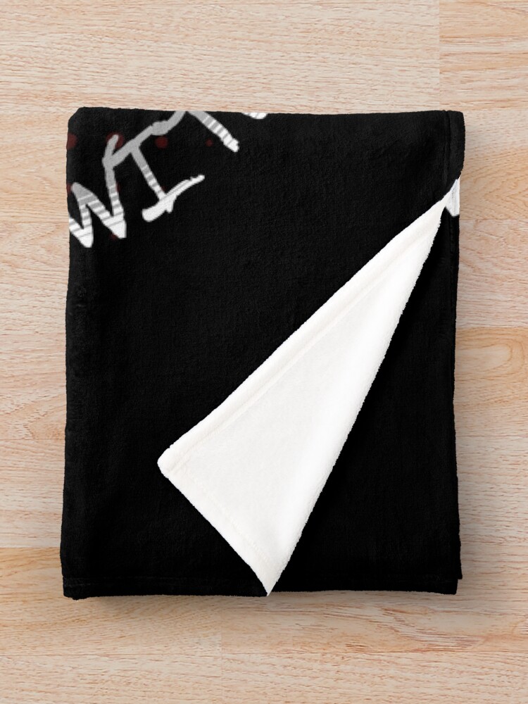 Thumbnail 3 of 6, Throw Blanket, Bad Rabbits with Bad Habits designed and sold by Ultimate-Rabbit.