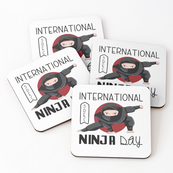 Item preview, 5 December International Ninja Day - Wacky Holidays designed and sold by ChemicalXShop.