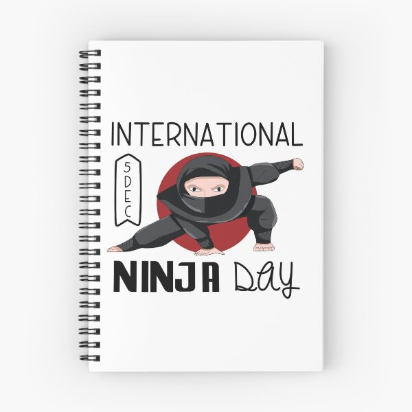 Item preview, 5 December International Ninja Day - Wacky Holidays designed and sold by ChemicalXShop.
